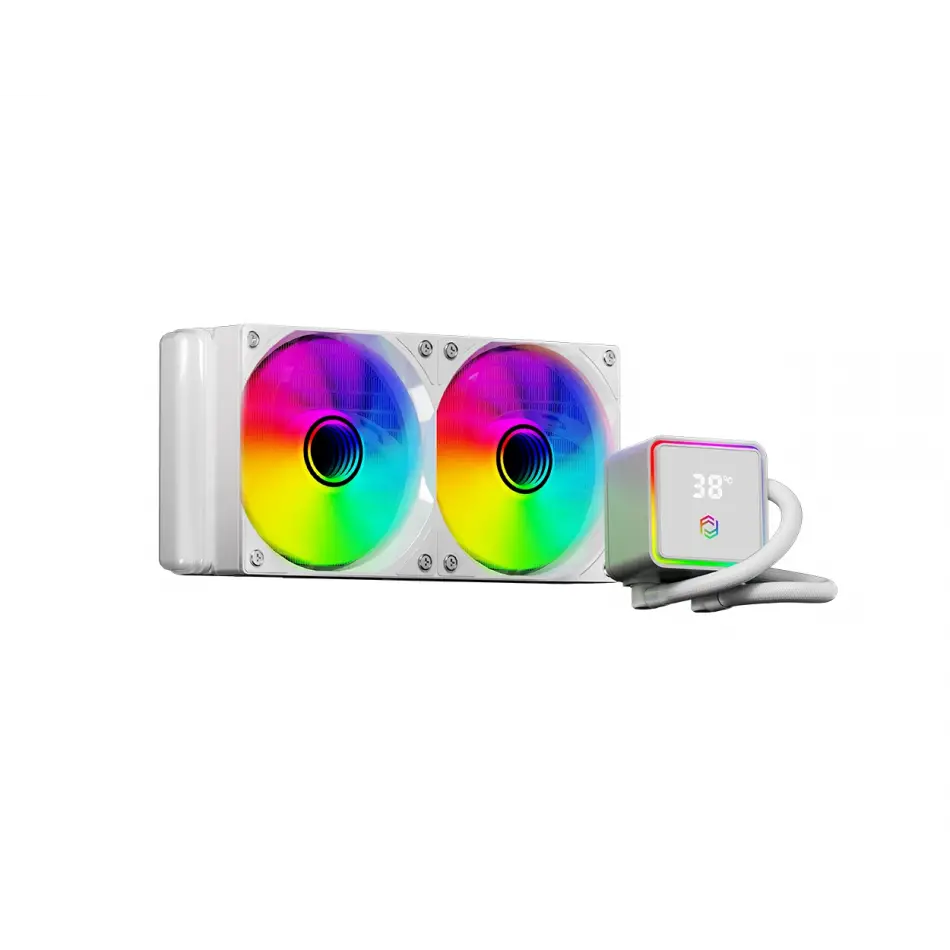 Frısby Fcl-240w Argb 240 LıQuıd Cooler Whıte