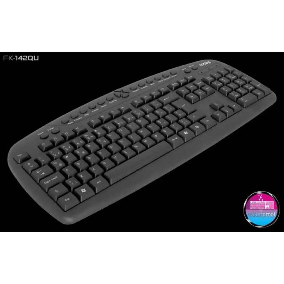 Frısby Fk-142Qu Usb Q Tr Mm Siyah Kablolu Klavye