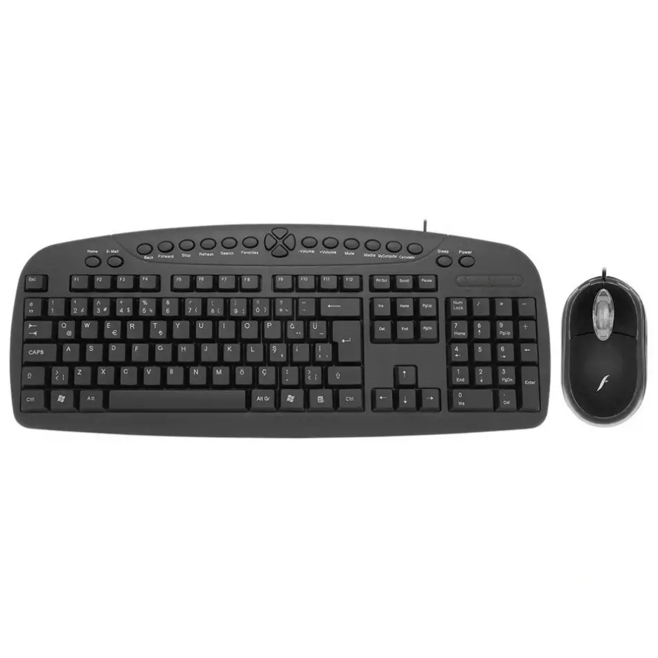 Frisby Fk-146Qu Usb Q Siyah M.m Klavye&mouse Set