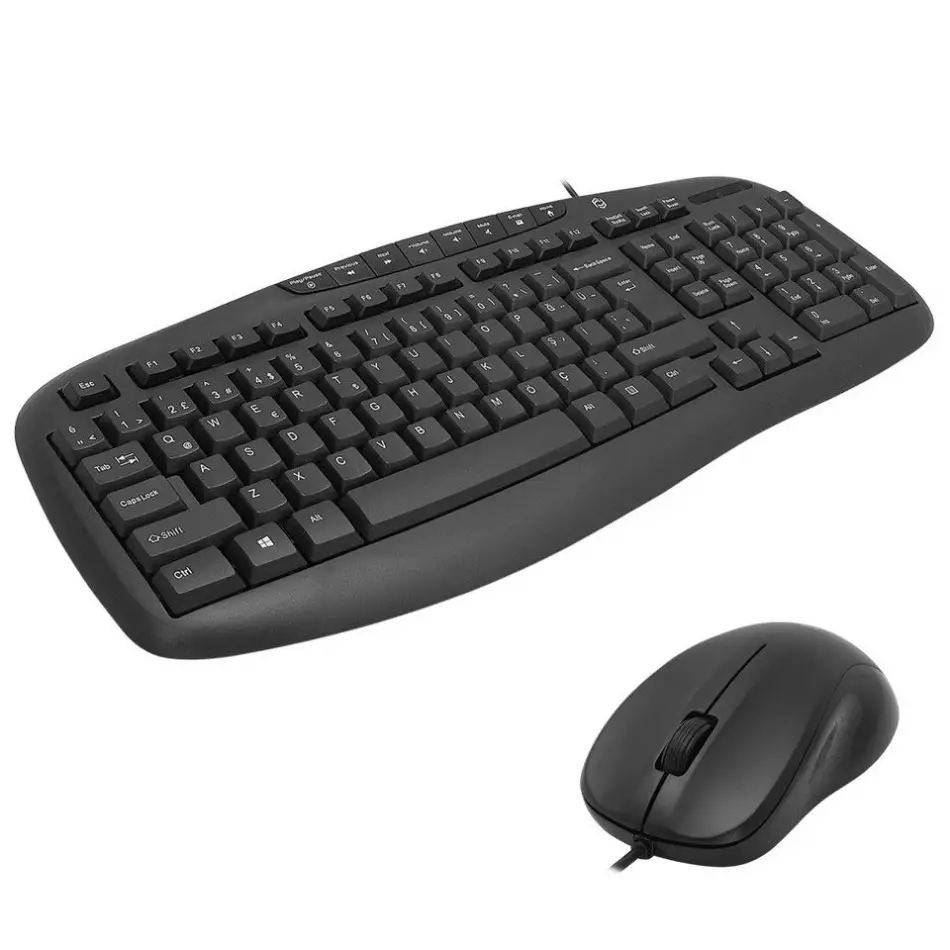 Frisby Fk-4825Qu Usb Q 140cm Siyah Klavye&mouse Se
