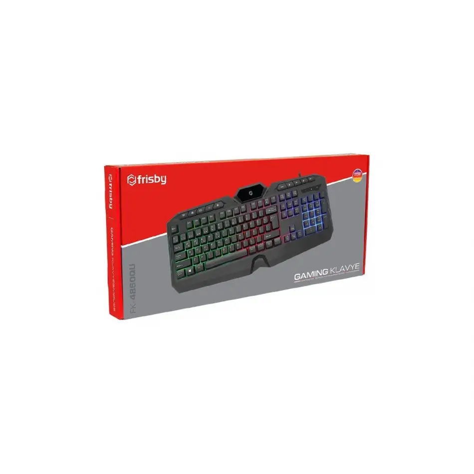 Frisby Fk-4860Qu Usb Q Işıklı Mm Siyah Klavye