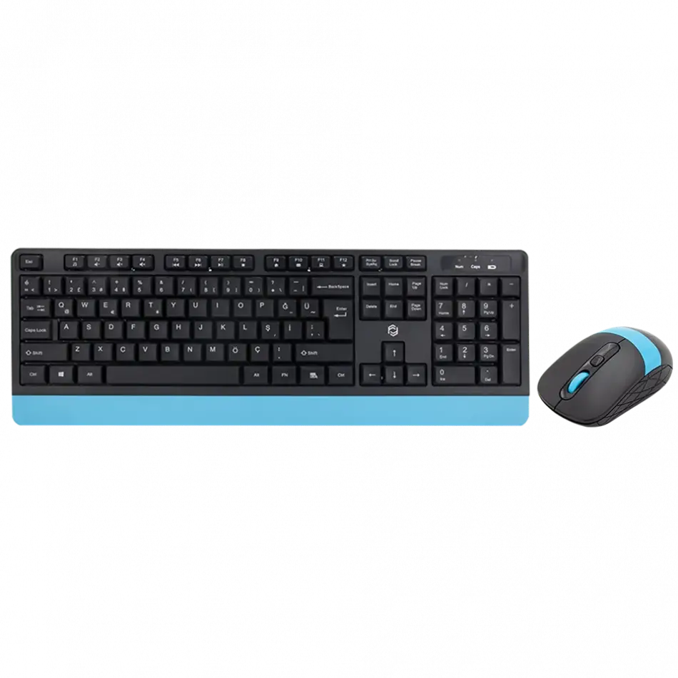 Frısby Fk-4885Qu Kablosuz Klavye Mouse Set Mavi