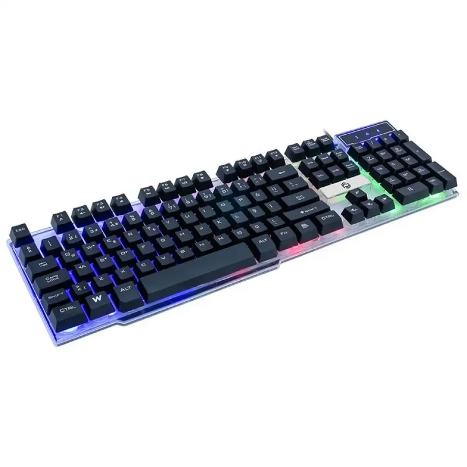 Frısby Fk-g508Qu Usb Q Tr 3 Renklı Işıklı Kablolu Klavye