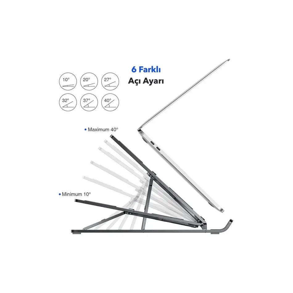 Frisby Fnc-5110st 10-15 Notebook Aliminyum Siyah