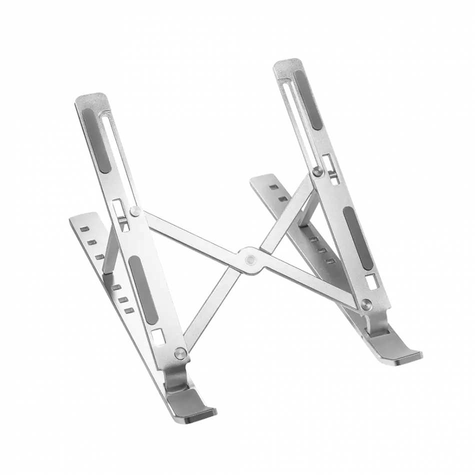 Frısby Fnc-5150st, 10-15.6 Taşınabilir,  Katlanır, Notebook Standı, 7 Kademeli Ayarlanabilir Yükseklik, Alüminyum (gümüş)