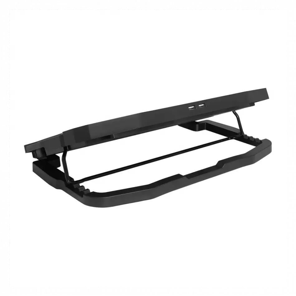 Frısby Fnc-5230st (2x12,5cm 2x7cm) 4 Fan, 10-17 Notebook Soğutucu, 5 Kademeli Stand, 3 Farklı Program, Ayarlanabilir Hız, Mavi Ledli (siyah)