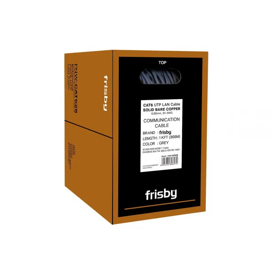 FRISBY FNW-CAT628 CAT 6 UTP Saf Bakır Kablo (305)