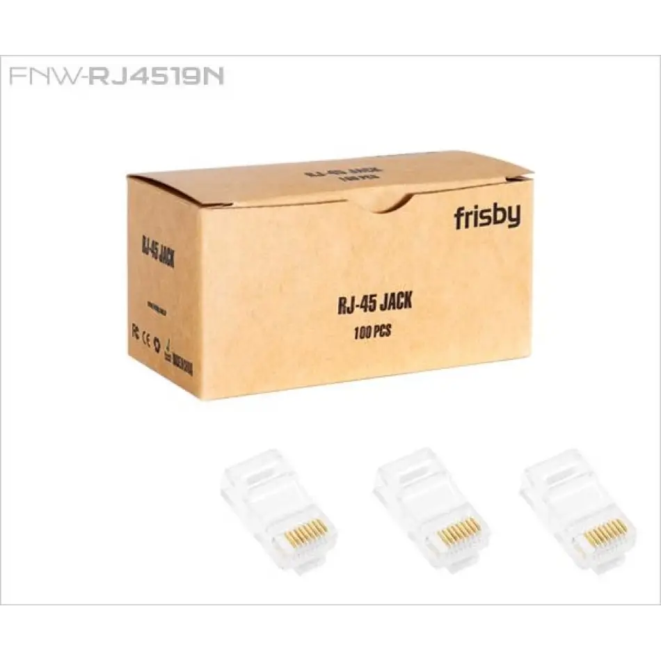 Frısby Fnw-rj4519n Rj45 Cat5 Utp 100 Adet Konnektor