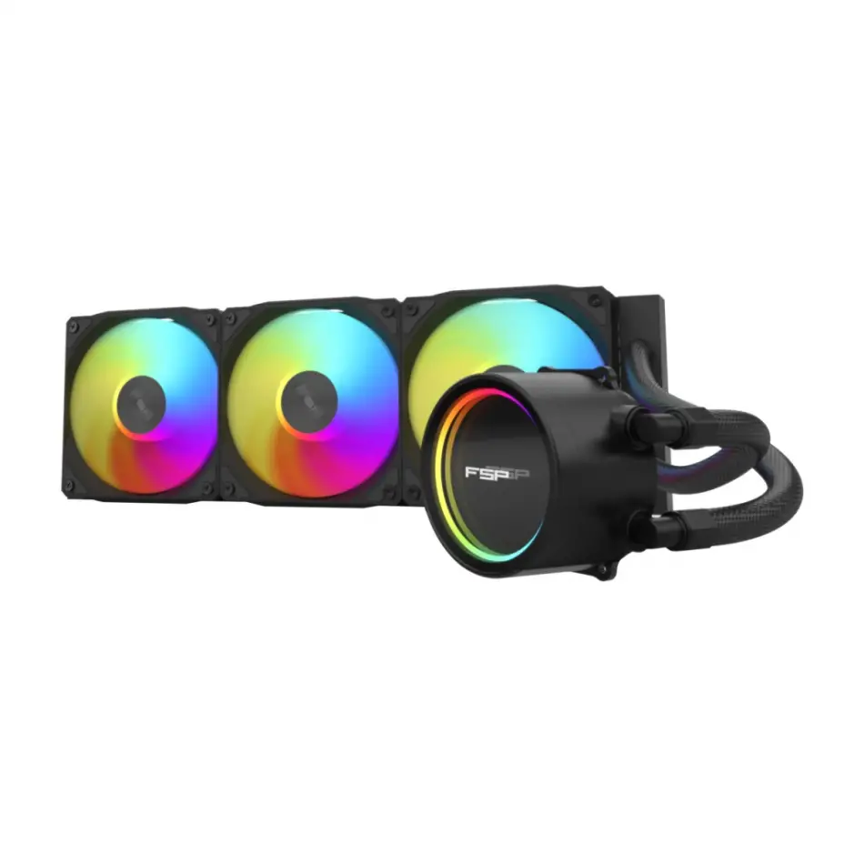 Fsp Ae36-b, 360mm, Argb, 3 Fanlı, (lga1851/1700/1200/am4/am5) Uyumlu, Cpu Sıvı Soğutma (siyah)