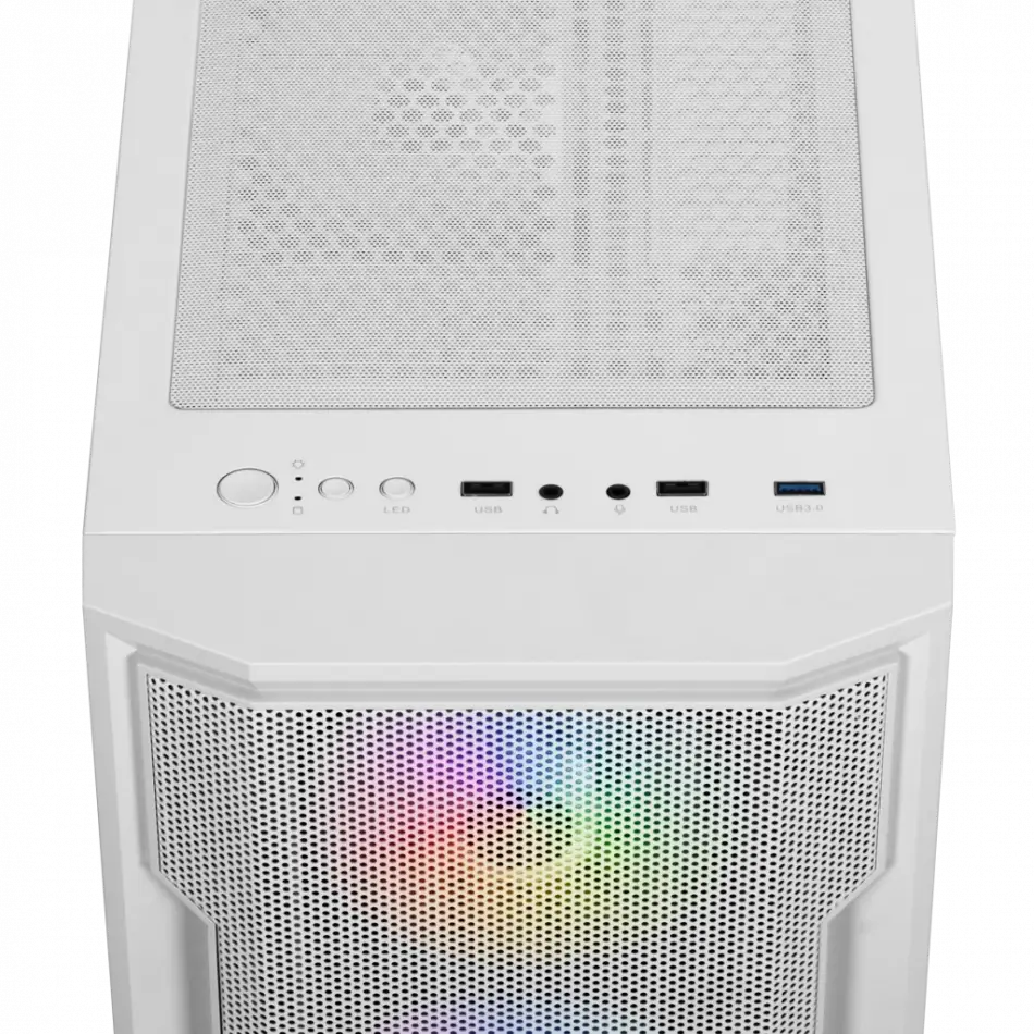 Gamdıas Athena M6 Lite Wh, 850w, 80+ Bronze, Tempered Glass, Mesh, Argb, Atx, White Edition, Gamıng Kasa