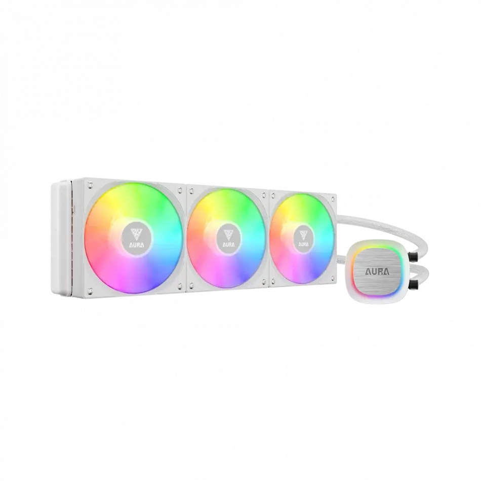 Gamdıas Aura Gl360 V2 Wh, White Edition, 360mm,  Rgb, 3 Fanlı, Cpu Sıvı Soğutma