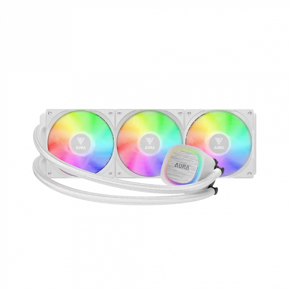 Gamdıas Aura Gl360 V2 Wh, White Edition, 360mm,  Rgb, 3 Fanlı, Cpu Sıvı Soğutma