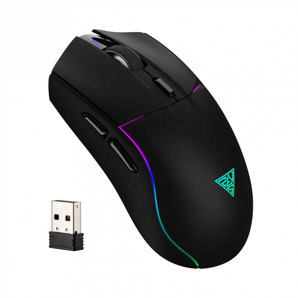 Gamdıas Hades M3, Rgb Aydınlatma, 2.4ghz Ve Bluetooth Kablosuz, 7 Tuşlu, Şarj Edilebilir, Type-c, Gaming Mouse, 10.000 Dpı, Siyah