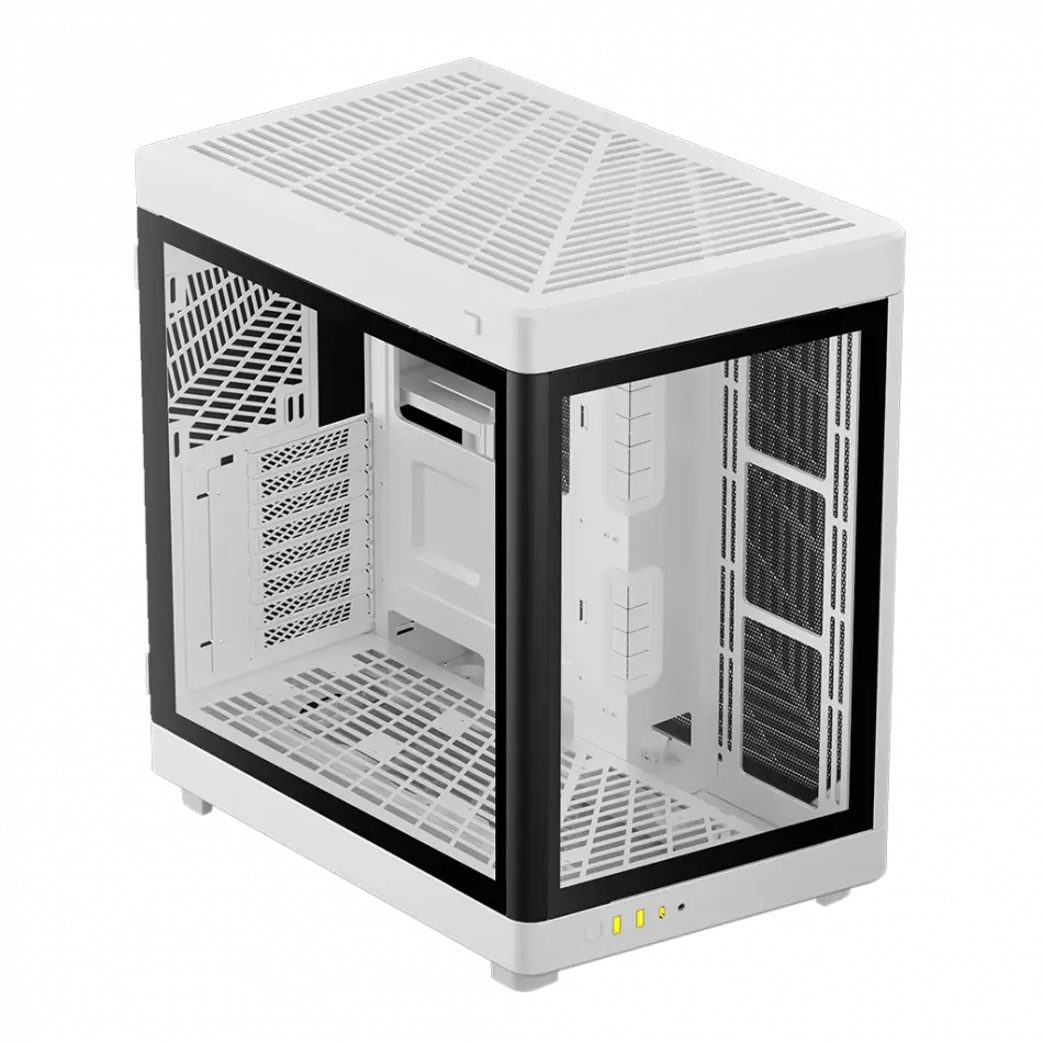 Gamdıas Neso P1, 850w, 80+bronze, Tempered Glass, Type-c, Atx, White Edition, Akvaryum Tipi, Gamıng Kasa