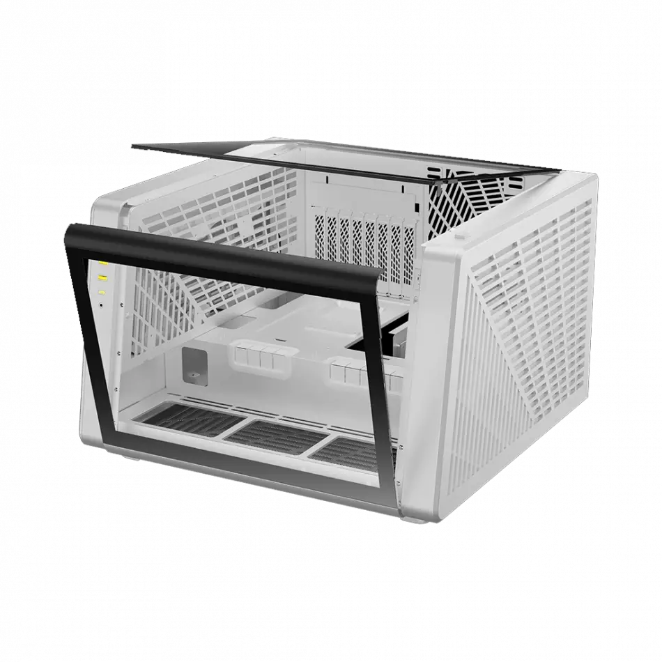 Gamdıas Neso P1, 850w, 80+bronze, Tempered Glass, Type-c, Atx, White Edition, Akvaryum Tipi, Gamıng Kasa
