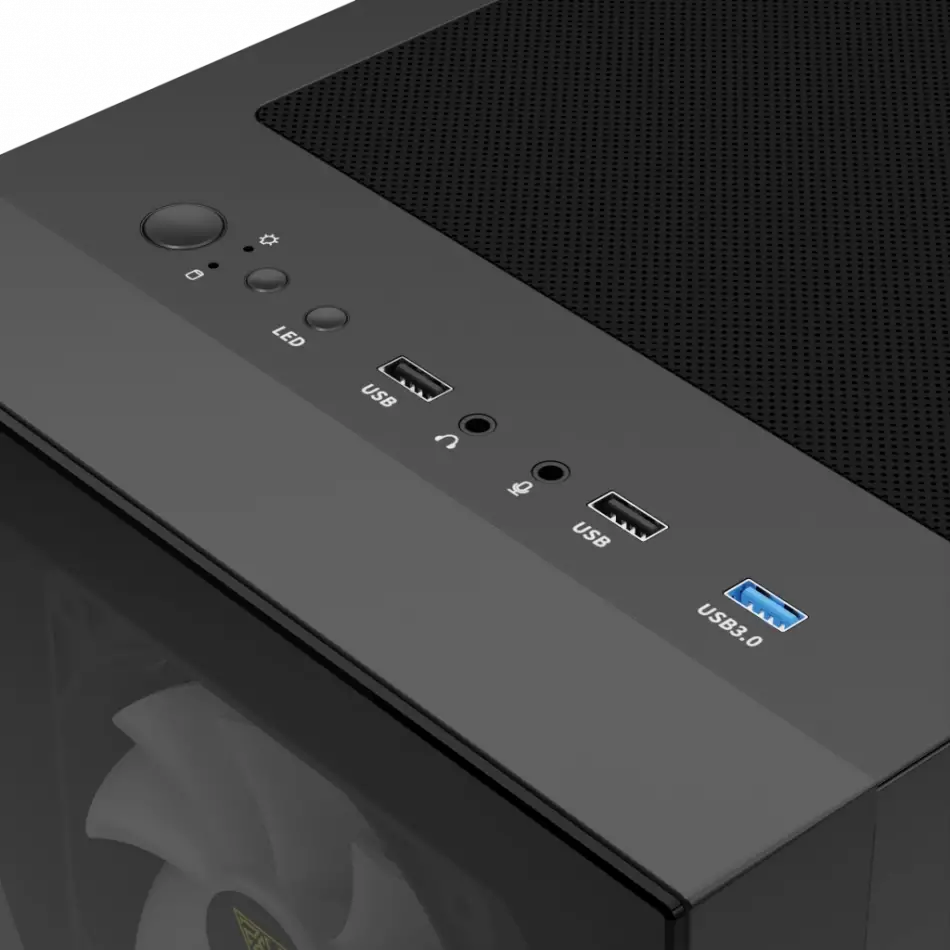 Gamdıas Talos E2 Elite, 850w, 80+ Bronze, Tempered Glass, Argb, Atx Gamıng Kasa