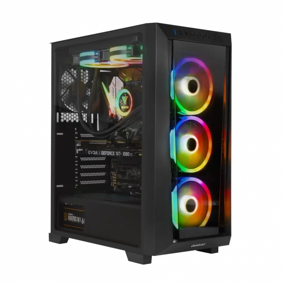 Gamdıas Talos M1 Elite, 850w, 80+ Bronze, Tempered Glass, Argb, Atx Gamıng Kasa