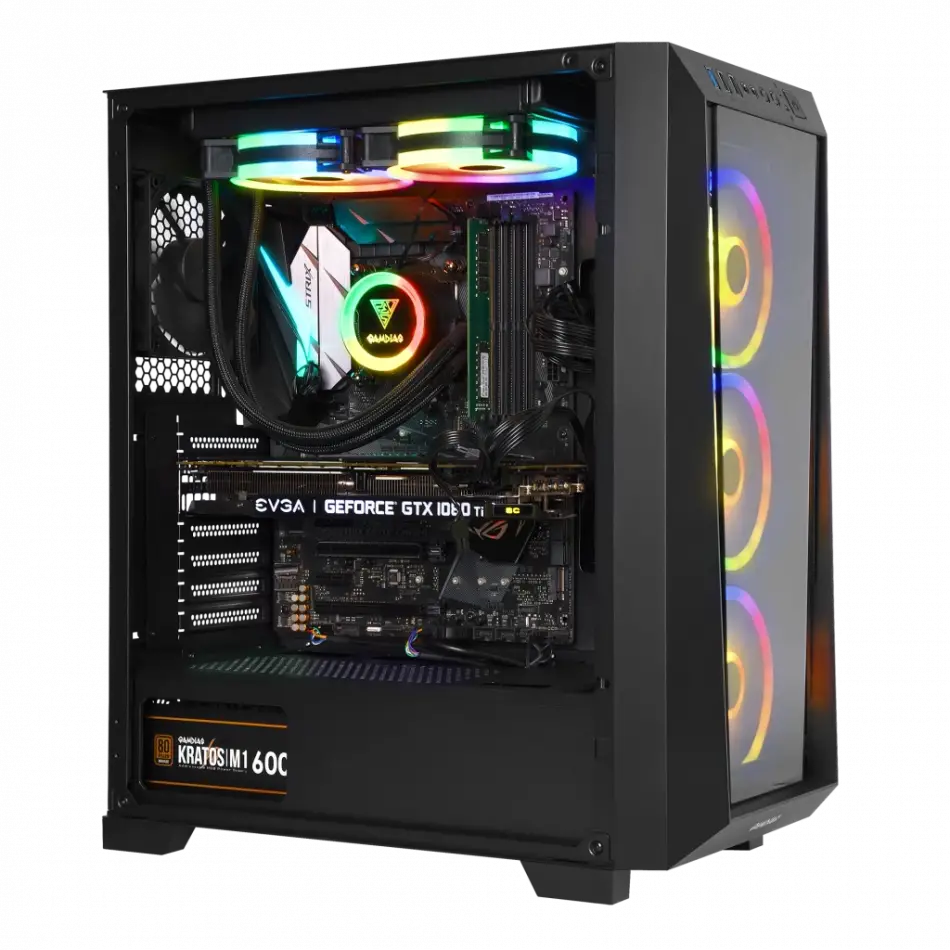 Gamdıas Talos M1 Elite, 850w, 80+ Bronze, Tempered Glass, Argb, Atx Gamıng Kasa