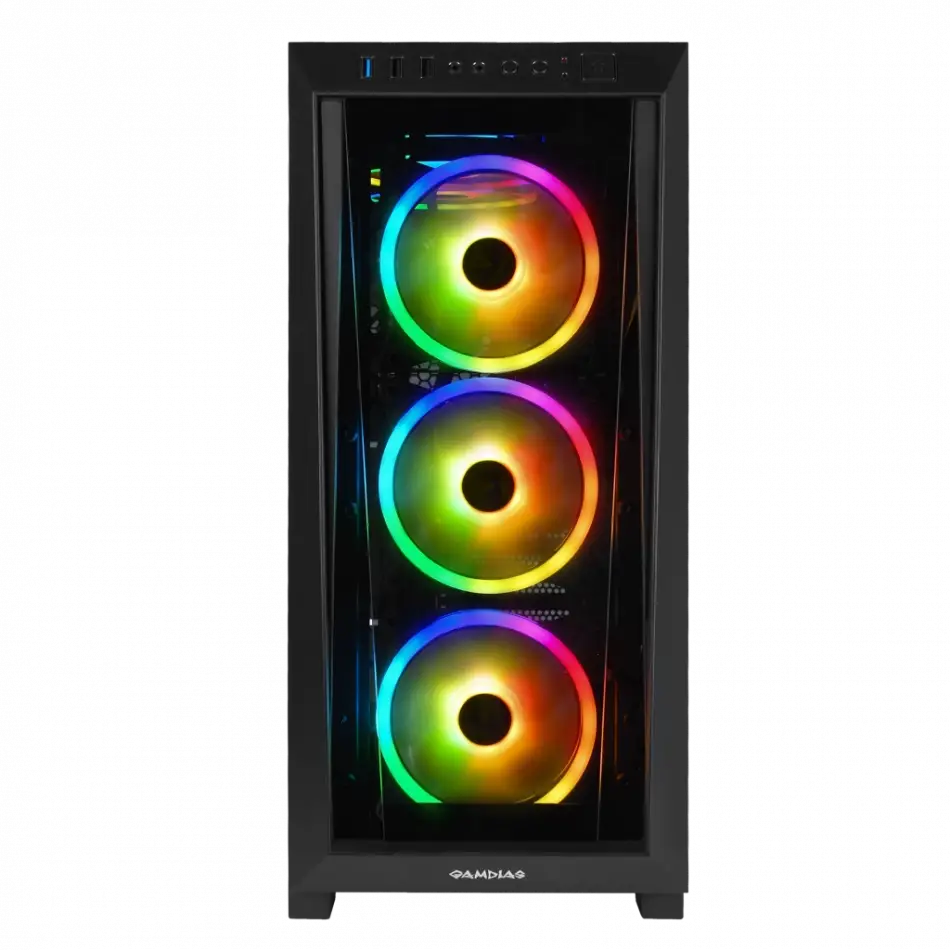 Gamdıas Talos M1 Elite, 1600w, Tempered Glass, Argb, Atx, Professional Gamıng Kasa