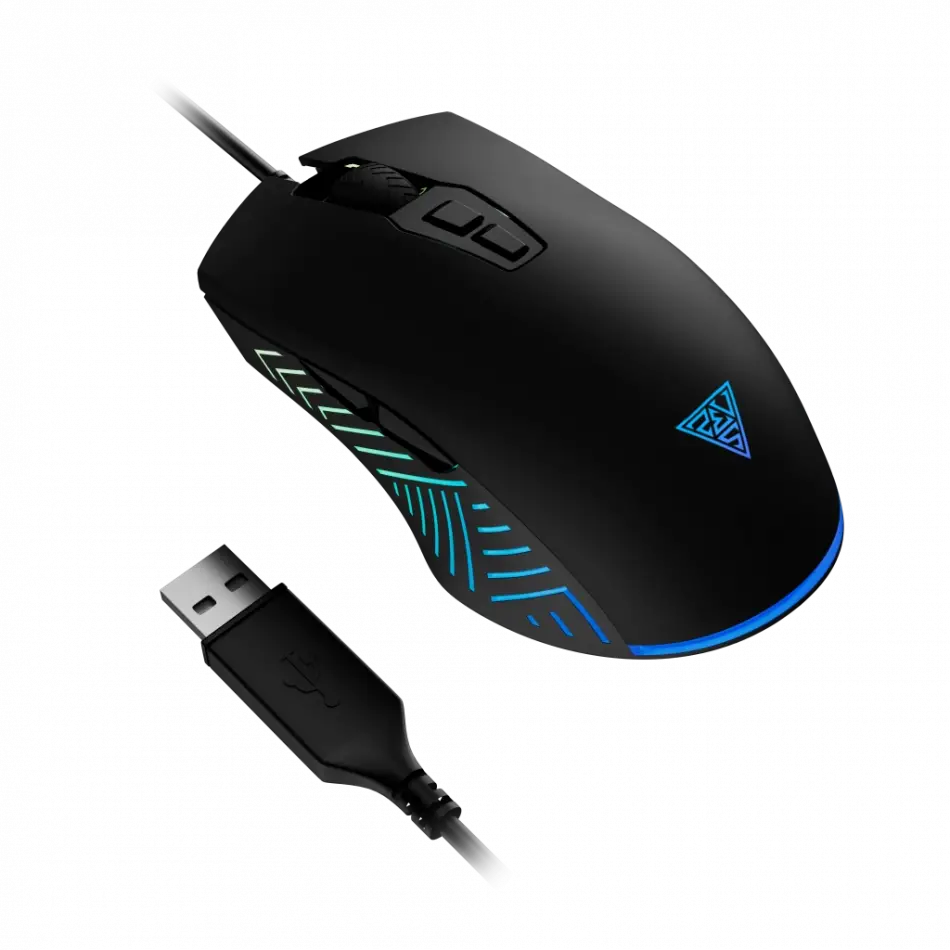 Gamdıas Zeus E4, Rgb Aydınlatma, Usb Kablolu,  7 Tuşlu, Gaming Mouse, 7.200 Dpı, Siyah