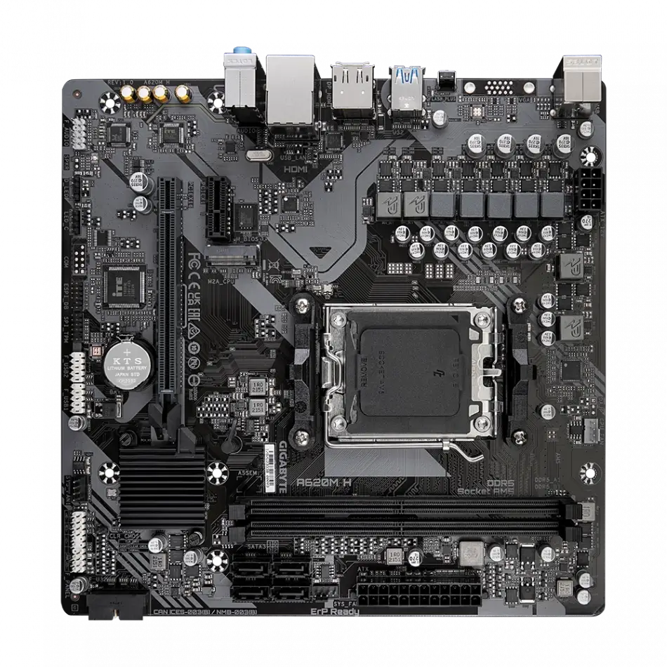 GIGABYTE A620M H DDR5 6400(OC) HDMI DP MATX AM5