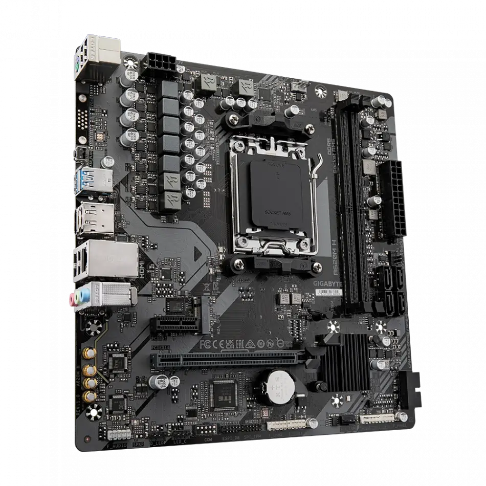 GIGABYTE A620M H DDR5 6400(OC) HDMI DP MATX AM5