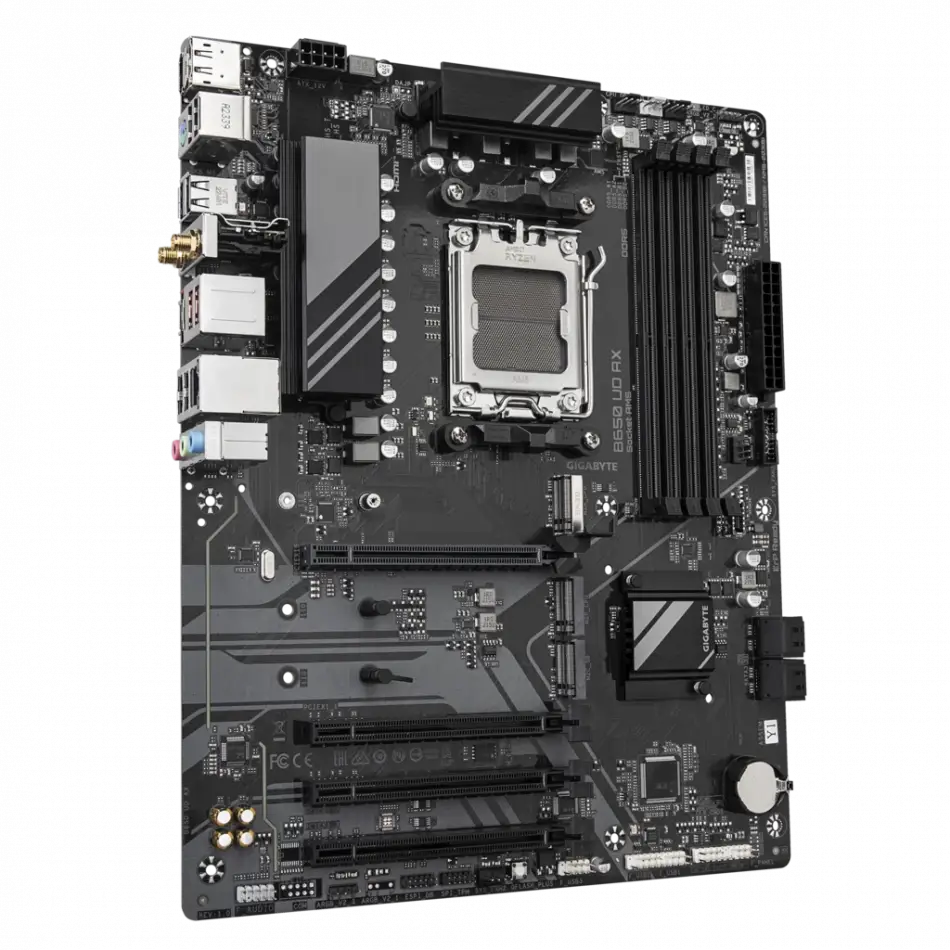 Gıgabyte B650 Ud Ax, 4xddr5, 3xm.2, Dp, Hdmı, Type-c, Wi-fi 6e, Bluetooth V5.3, Am5 Soket Gamıng Anakart