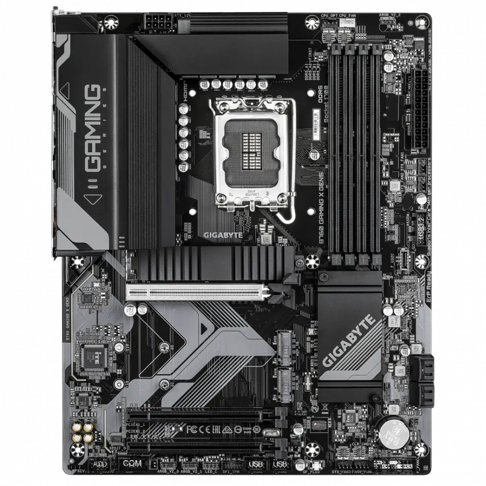 Gıgabyte B760 Gamıng X Gen5, 4xddr5, 3xm.2, Dp, Hdmı, Type-c, 13-14.nesil, Lga1700 Soket, Gamıng Anakart