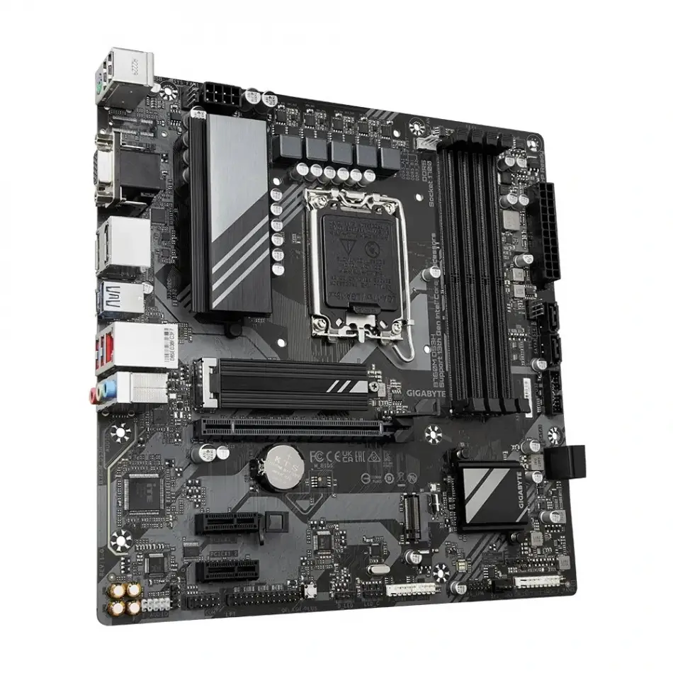 Gigabyte B760m Ds3h 1700 Ddr5 2xm.2 2xdp Hdmi+vga
