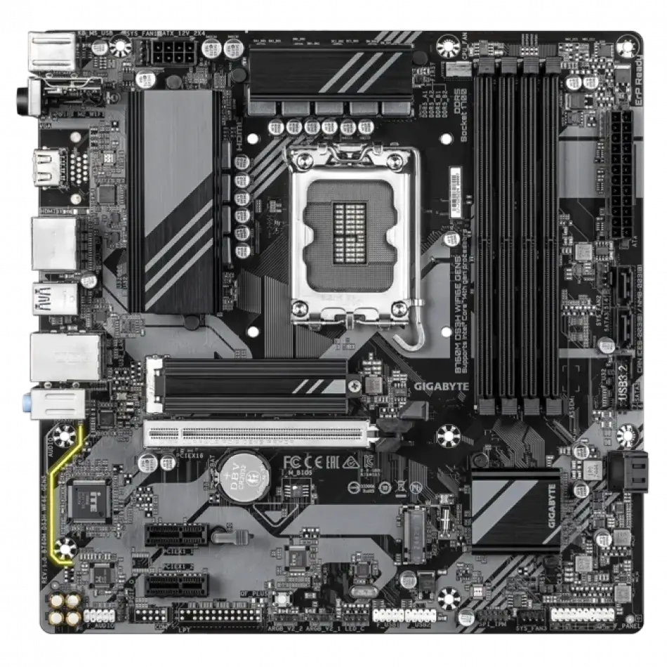 GIGABYTE B760M DS3H WIFI6E GEN5 HDMI VGA DP 1700P