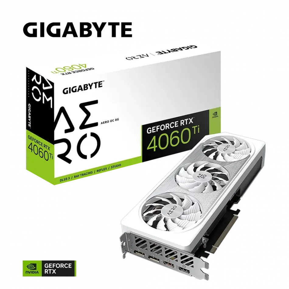 Gıgabyte Gv-n406taero-oc-8gd, Rtx4060tı Aero Oc, 8gb, Gddr6, 128bıt, 3 Fanlı, 2xhdmı, 2xdp, Rgb Gamıng Ekran Kartı