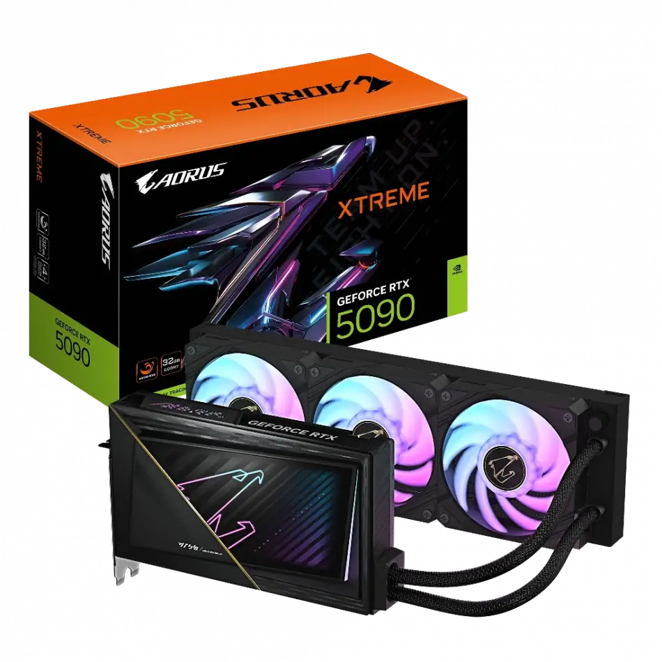 Gıgabyte Gv-n5090aorusx W-32gd, Rtx5090, Xtreme Waterforce, 32gb, Gddr7, 512bıt, 3 Fanlı, 1xhdmı, 3xdp, Gamıng Ekran Kartı