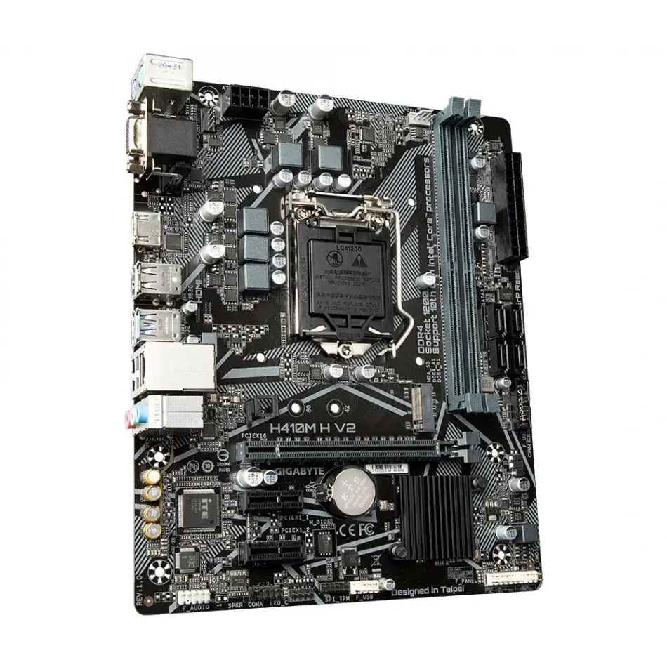 Gıgabyte H410m-h-v2 1200p Ddr4 M.2 Glan Hdmı/vga