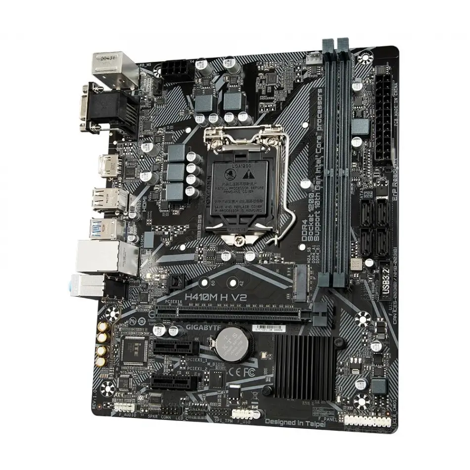 Gıgabyte H410m-h-v2 1200p Ddr4 M.2 Glan Hdmı/vga
