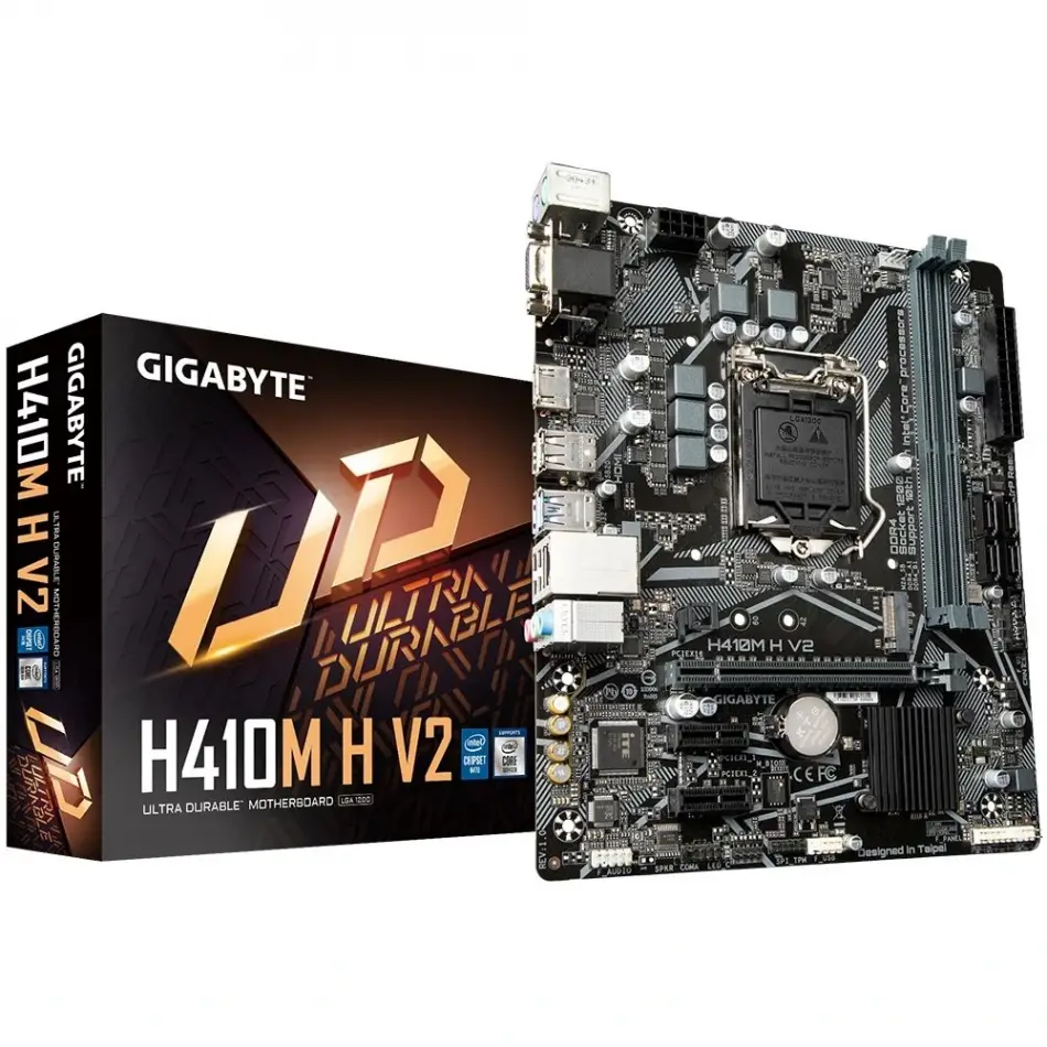 Gıgabyte H410m-h-v2 1200p Ddr4 M.2 Glan Hdmı/vga