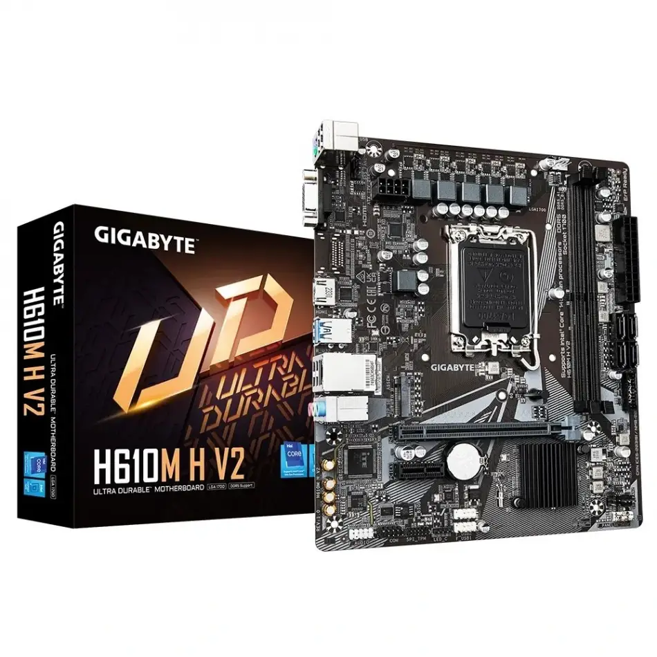 Gigabyte H610m-h V2 1700p Ddr5 Hdmi+vga M.2