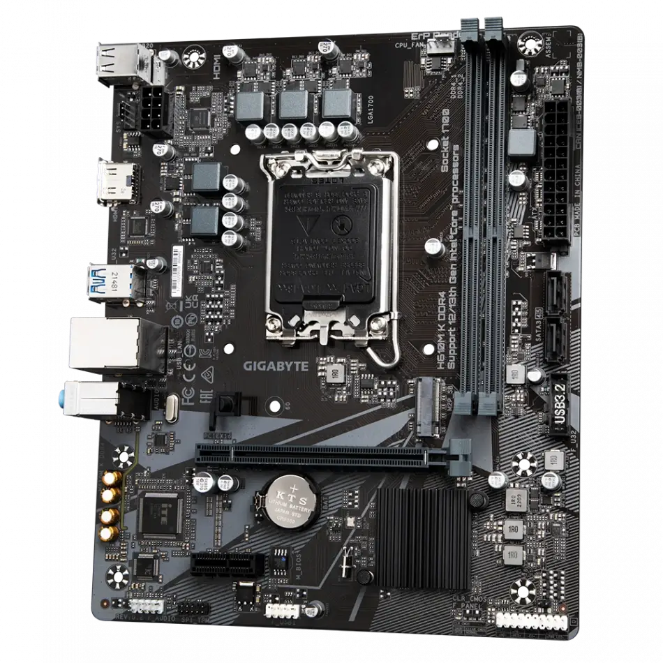 Gıgabyte H610m K Ddr4 3200mhz M.2 Hdmı Matx 1700p