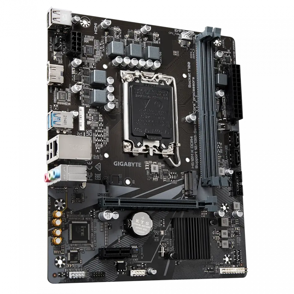 Gıgabyte H610m K Ddr4 3200mhz M.2 Hdmı Matx 1700p