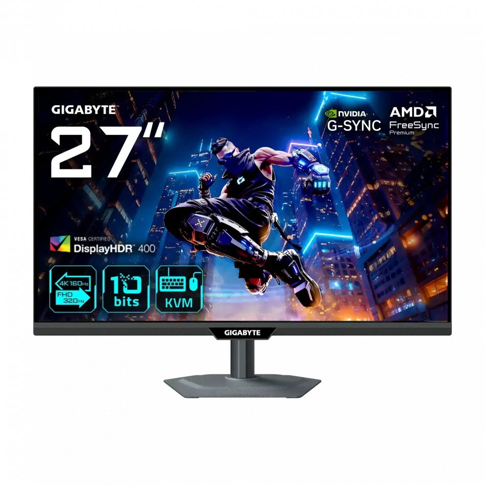 Gıgabyte M27up 27 4k 160hz Fhd 320hz 1ms Monıtor