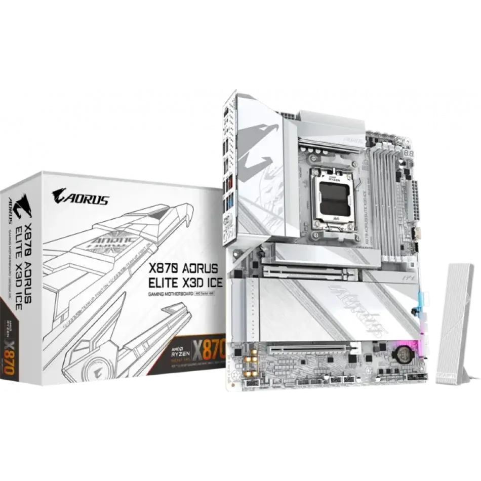 Gıgabyte X870 A Elıte X Ice Amd Anakart