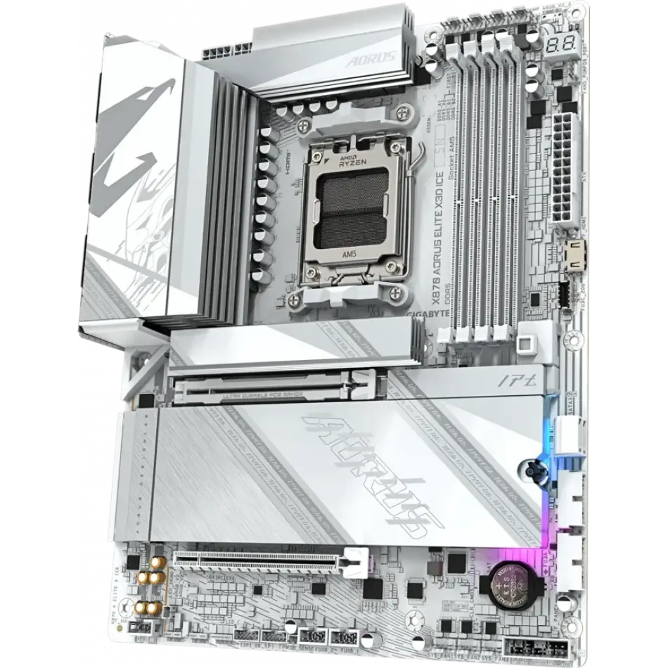Gıgabyte X870 A Elıte X Ice Amd Anakart