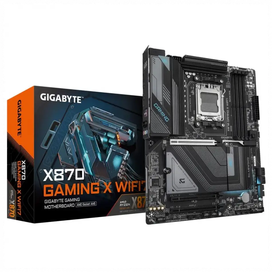 Gıgabyte X870 Gamıng X Wıfı7 G10, 4xddr5, 3xm.2, Dp, Hdmı, Type-c, Wi-fi 7e, Bluetooth 5.4, Am5 Soket Gamıng Anakart