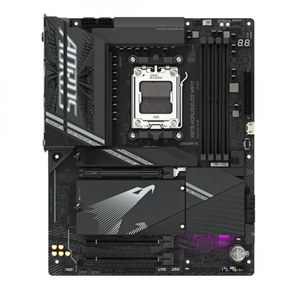 GIGABYTE X870A AORUS ELITE WIFI7 DDR5 M.2 HDMI DP ATX AM5