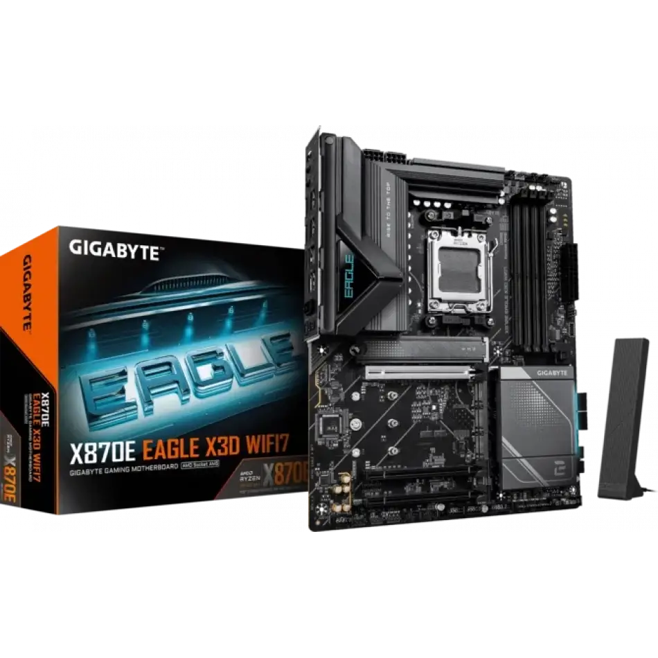 GIGABYTE X870E EAGLE X3D WIFI7 DDR5 HDMI ATX AM5