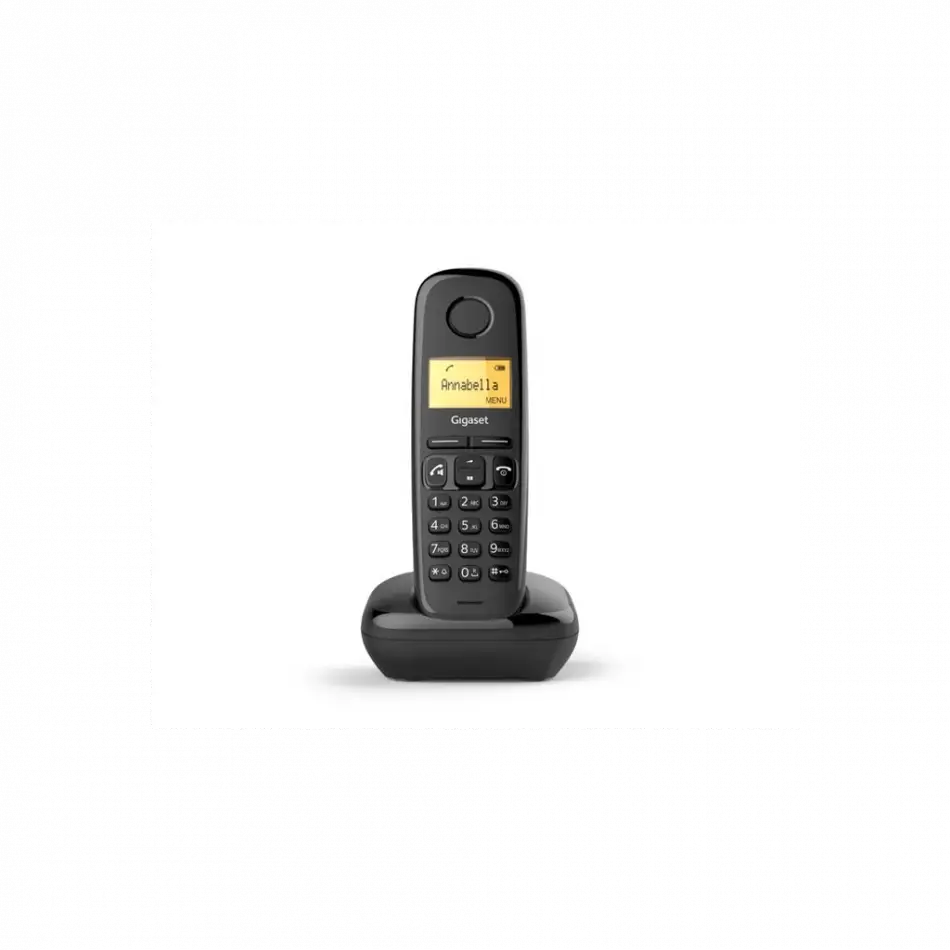 Gıgaset A270, Dect Telefon, Siyah, 18 Saat Konuşma, 200 Saat Bekleme, 80 Kişilik Rehber
