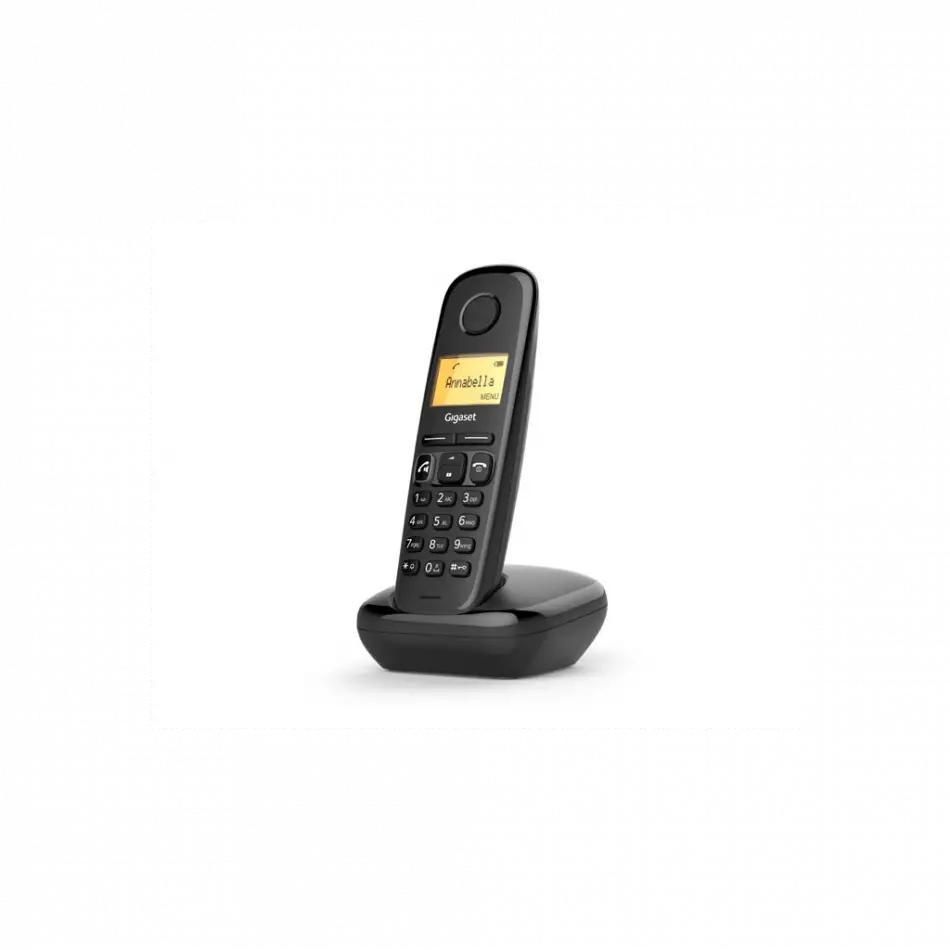 Gıgaset A270, Dect Telefon, Siyah, 18 Saat Konuşma, 200 Saat Bekleme, 80 Kişilik Rehber