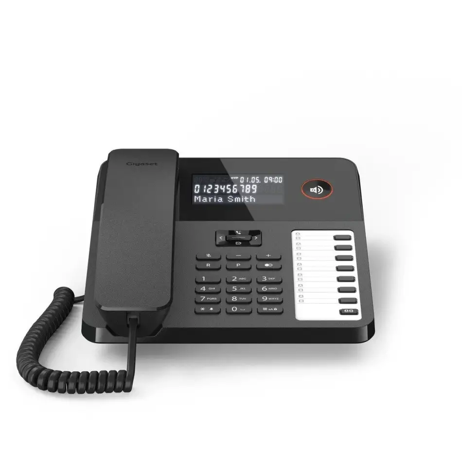 Gigaset Desk 600 Kablolu Telefon Siyah