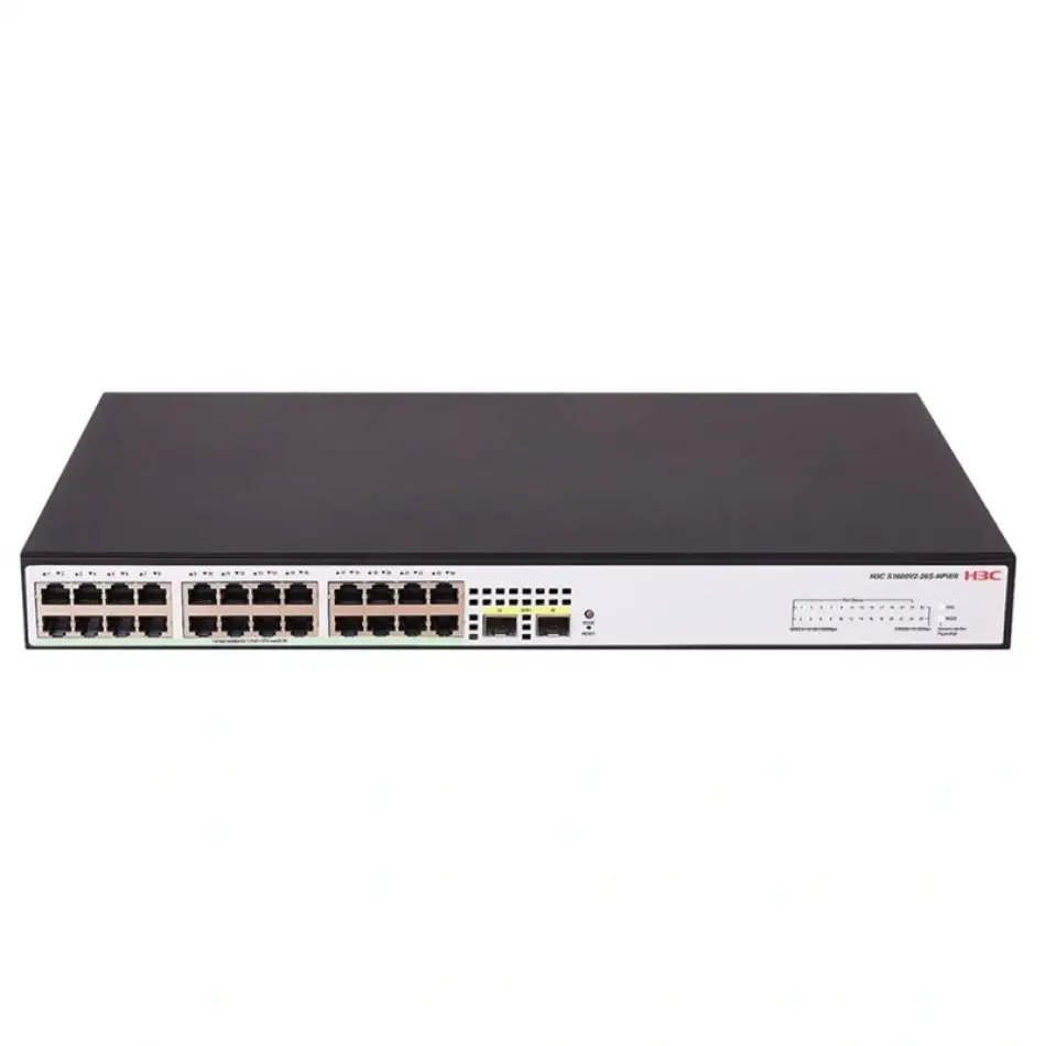 H3c Aolynk S1600v2-18p-hpwr 16 Port Gıgabıt + 2xgb Sfp Uplınk 240w Poe Yönetilebilir Rackmount Swıtch