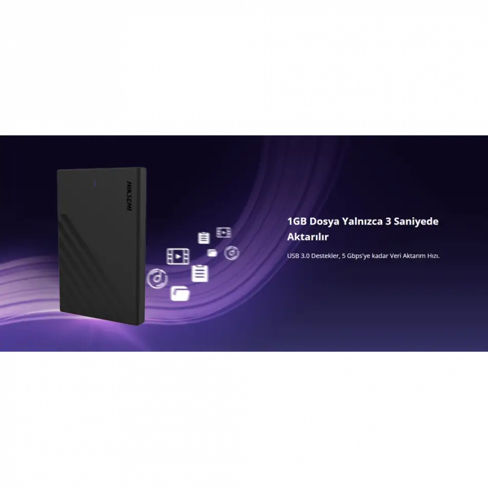 Hıksemı Hs-hub-mhb201, Usb3.0, 2,5 Disk Kutusu. (ssd Ve Hdd Destekler, 5gbps, Siyah, Win, Mac-os, Linux, Android)