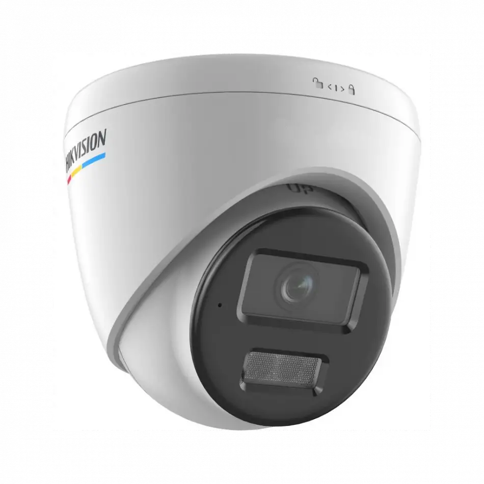 Hıkvısıon Ds-2cd1347g2h-lıuf, 4mpix, 2,8mm Lens, H265+, 30mt Gece Görüşü, Dahili Mikrofon, Color Vu Lite, Full Time Color, Dome Ip Kamera